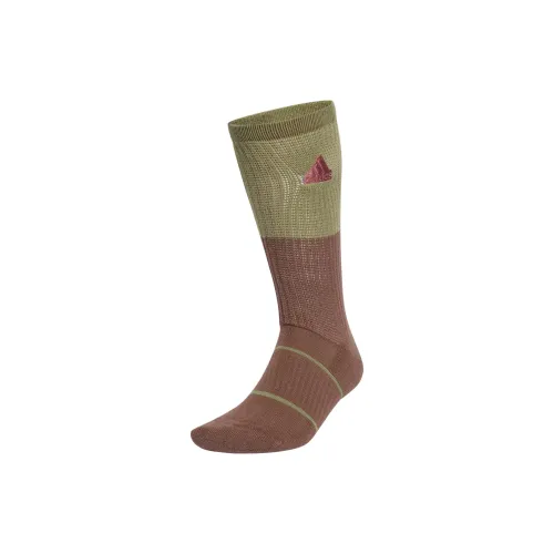 Adidas 1 упаковка TENT Зеленый/Темно-коричневый Мужские носки до икры MID