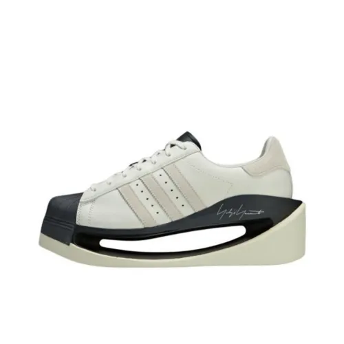 Adidas Y 3 Gendo Superstar Low Топ Повседневная обувь Унисекс Бежевый Черный