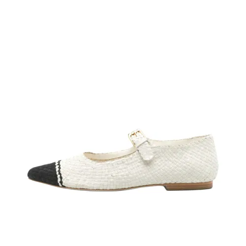 Sarah Chofakian Элизабет Туфли Мэри Джейн Женские Белые