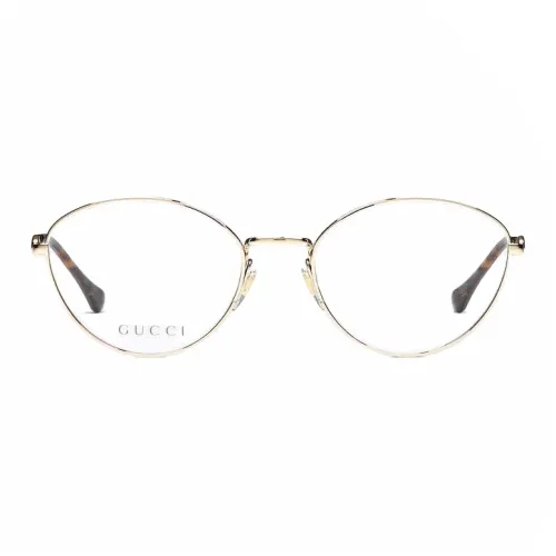 GUCCI Металл Ацетат Оправа для очков "Кошачий глаз" Женская Золото