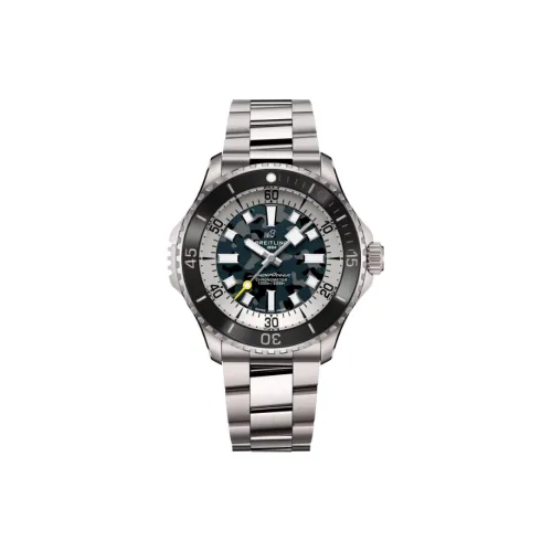 BREITLING Автоматический Механический Часы Мужские Super Ocean Collection 46 мм Серебряные
