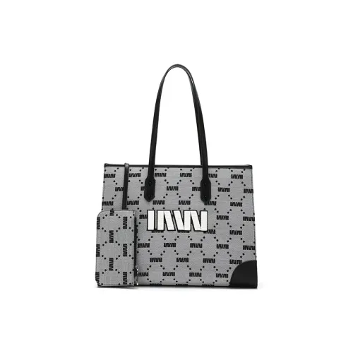 SEPTWOLVES Полиэстер Тоут Сумка Сумка для покупок Сумка на плечо Стандартная Женская Серый