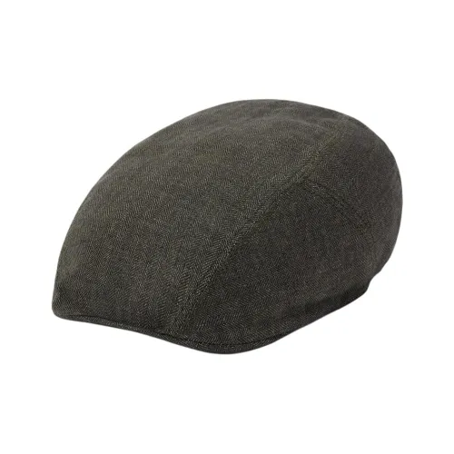 STETSON Linen Cotton Polyester Berets Unisex Olive Green STETSON Линен Хлопок Полиэстер Береты Унисекс Оливковый Зеленый