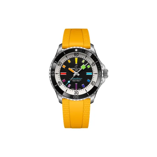 BREITLING Автоматический Механический Часы Мужские Super Ocean Collection 42 мм Черные