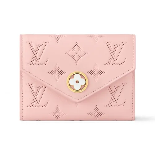 LOUIS VUITTON Victorine Телячья кожа Victoria Кошелек Женские Розовый Жасмин Розовый