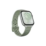 Emerald Green-Mesh Bottom Ласточкин хвост Застежка-липучка Кремниевый ремешок