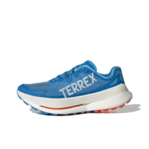 adidas Terrex Agravic Speed Беговые кроссовки Низкий Топ Импульс Синий/Светло-серый/Полу Impact Апельсин Мужской
