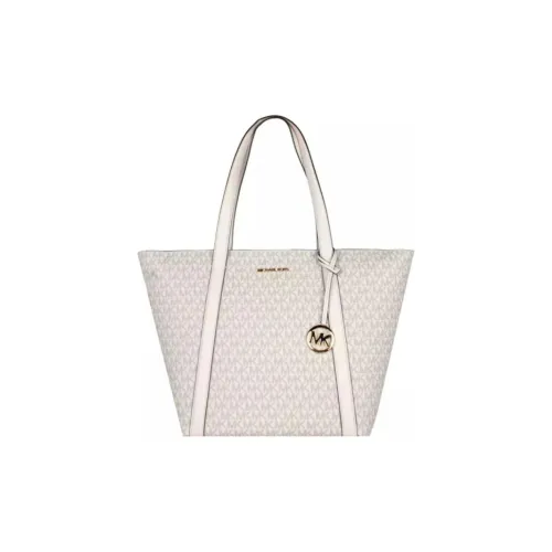 MICHAEL KORS PVC Тоут Сумка Сумка для покупок Сумка Большая Женская Светло-Кремовая Многоцветная