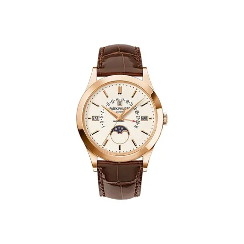 PATEK PHILIPPE Автоматический Механический Часы Мужские Complex Function Chronograph Series 39,5 мм Белые