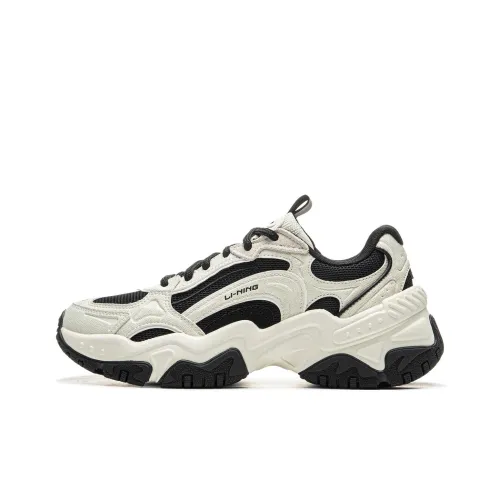 LINING Brown Sugar V2 Повседневный Низкий Топ Черный Белый Женский