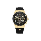 Золотой корпус, черный ремешок