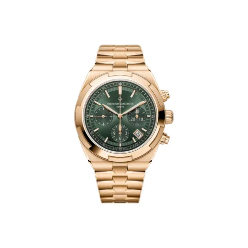 VACHERON CONSTANTIN Автоматический Механический Мужской Часы Longitudinal and Lateral Collection OVERSEAS 42,5 мм Зеленые