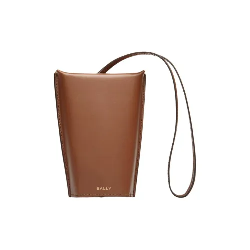 BALLY Кожа Чехол для очков Маленький Женский Коричневый