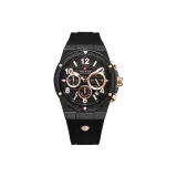 Черный корпус, черный ремешок