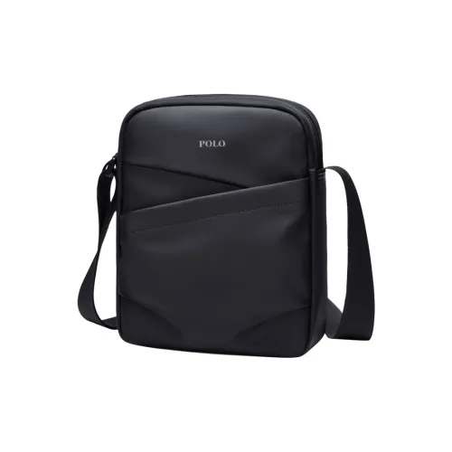 POLO Сумка через плечо мужская студенческая сумка на плечо среднего размера черная