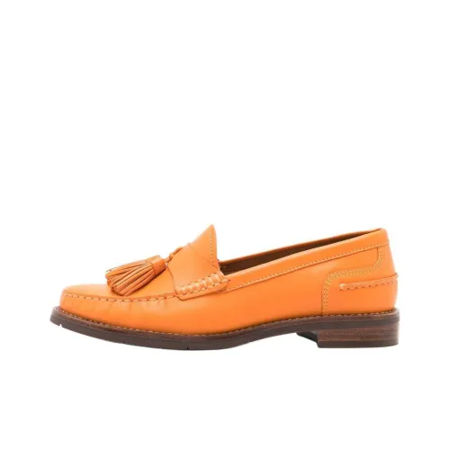 Sarah Chofakian Rive Droit Лоферы Женские Оранжевые