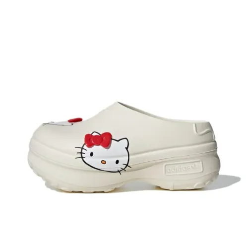 Hello Kitty x Adidas Originals AdiFOM Stan Smith Mule Антибактериальные домашние тапочки для женщин бежевого цвета