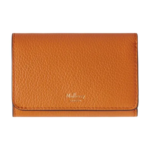 Mulberry Кожа Кошелек Маленький Женский Апельсин