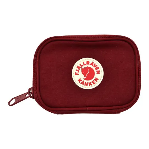 Fjallraven Полиэстер с Хлопком Клатч Монета Кошелек Держатель для Карт Мини Унисекс Бычий Красный