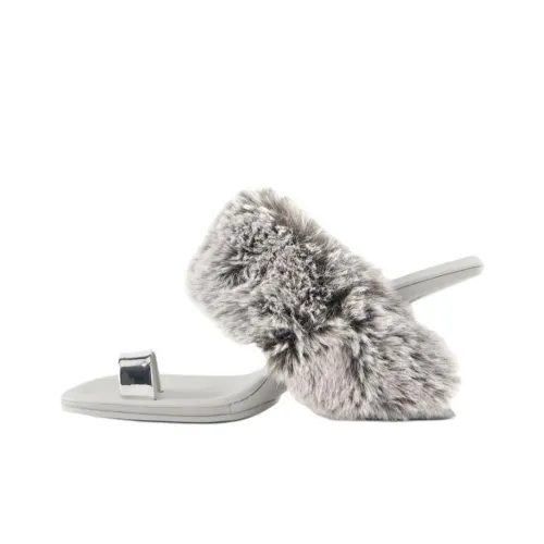 UNITED NUDE Шлепанцы 8 см Женские Серые