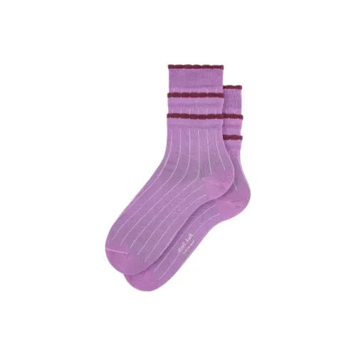 Paul Smith 1 шт. Фиолетовые Женские носки MID до икры