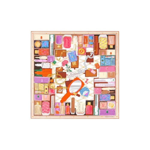 LOUIS VUITTON Шелковые шарфы Женские Многоцветные