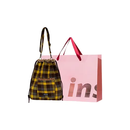 WHEELY BABY + Холст Рюкзак Сумка Стандартная Женская Желтая Хаки