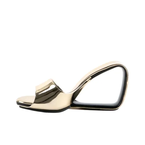 UNITED NUDE Слипоны 9 см Женские Золотые