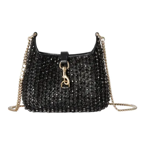 GUCCI Jackie Notte Кожа Сумка через плечо Сумка на плечо Мини Женская Черная