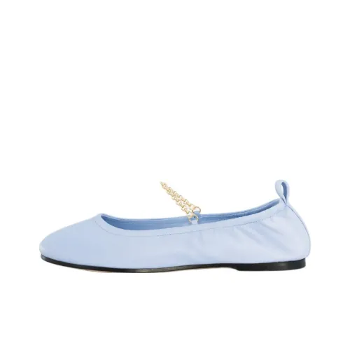 STUDIO AMELIA RONDE Mary Jane Shoes Женские Светло-Синие