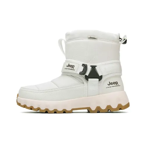 JEEP Термический Износостойкий Амортизирующий Увеличивающий Высоту Противоскользящий Покрытие Короткие Снежные Ботинки Унисекс