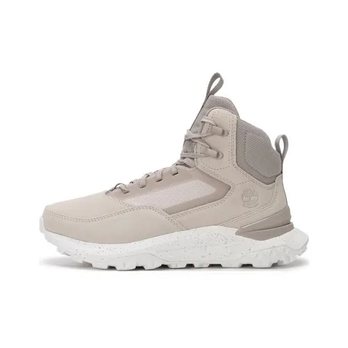 Timberland Износостойкие высокие ботинки для походов Мужские Белые