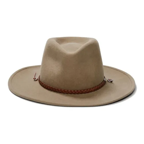 STETSON Кожа Шапки Кепки Унисекс Светлый Коричневый
