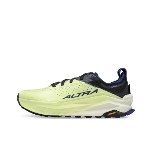 Altra OLYMPUS 6 Беговые кроссовки Низкий топ Зеленый Желтый Черный Мужской