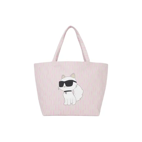 Karl Lagerfeld Переработанный хлопок холст тоут сумка сумка для покупок сумка женская орхидея пудра