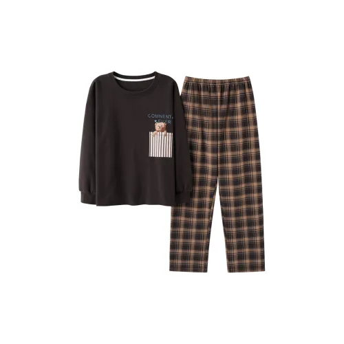 FOREVER 21 Пижамный комплект женский темно-серый