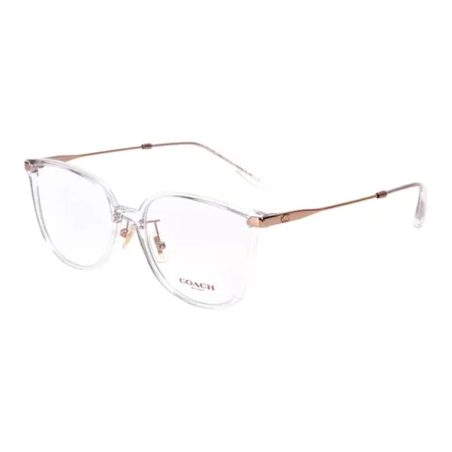 COACH Пластиковая оправа для очков с нерегулярной формой унисекс прозрачная