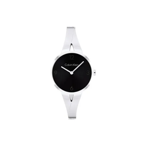 Calvin Klein Wind Style Collection Женские часы Кварцевый механизм Стальной ремешок 30 мм Черный циферблат