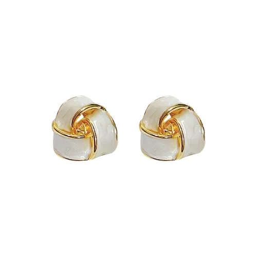 NATURALLYJOJO Серьги-гвоздики из стерлингового серебра 925 пробы женские перламутровый белый