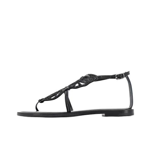 SOPHIA WEBSTER Butterfly One Strap Sandals Women's Black