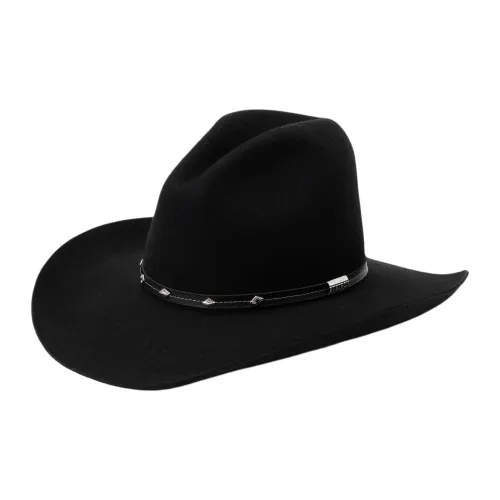 STETSON Felt Hats Caps Unisex Black STETSON Фетровые шляпы и кепки унисекс черные