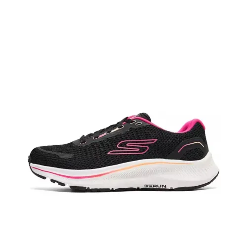 Skechers Women's GO Series Low Top Повседневные Беговые Кроссовки Женские Черные Розовые
