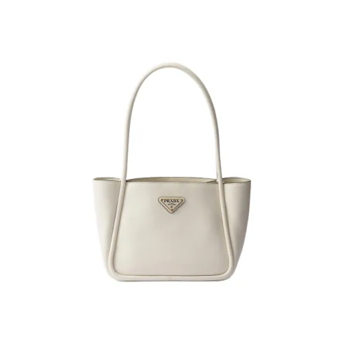 PRADA Кожа Одно плечо Сумка Мини Женская Белая
