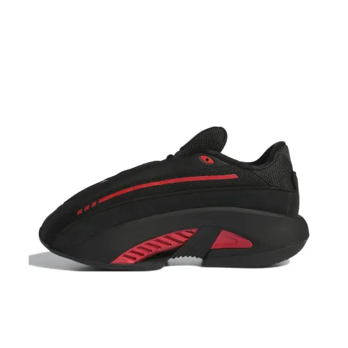 Adidas Винтажные баскетбольные кроссовки Low Top Черные Унисекс