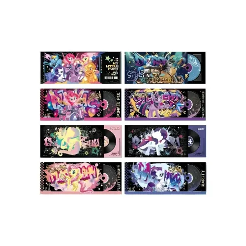 KAYOU Сумеречная искра Мой маленький пони Сияющий Записка Root Карта Голографические билеты