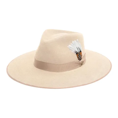 STETSON Шерсть Фетр Шляпы Унисекс Бежевый