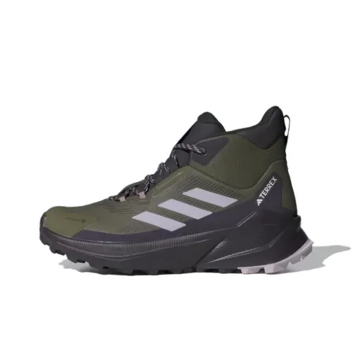 adidas Terrex TRAILMAKER 2,0 Водонепроницаемый и Дышащий MID Топ Альпинистская Обувь Унисекс Зеленый Белый