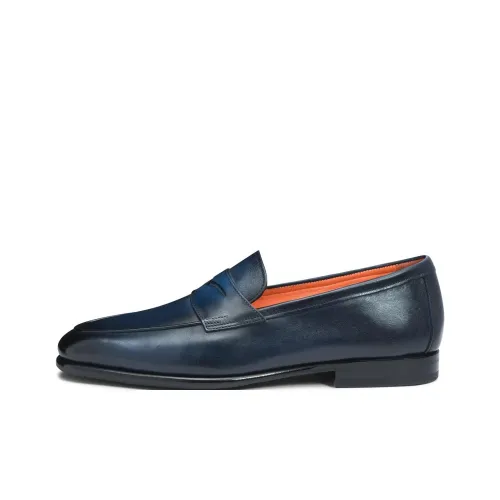 Santoni Лоферы Blue Men's