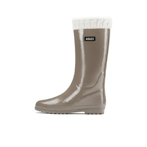 AIGLE Женские резиновые сапоги серого цвета