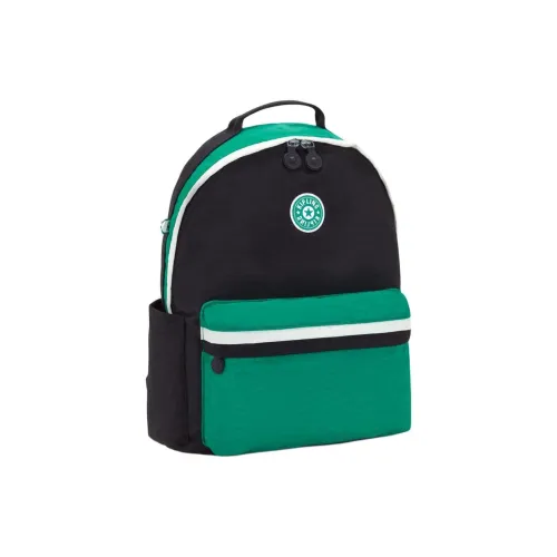Kipling Нейлон Рюкзак Средний Унисекс Зеленый Черный
